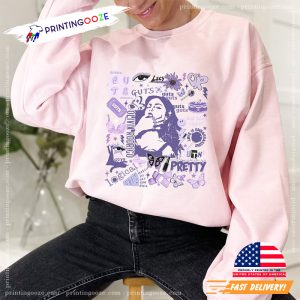 2024 guts tour olivia rodrigo 2 Side Shirt 2