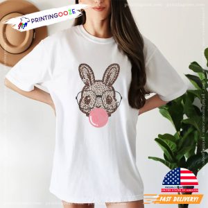 Bunny with Glasses Bubble Gum , easter gifts Shirt