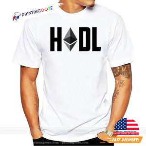 Cryptocurrency Styled, Hold Ethereum T shirt 2