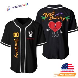 Custom Bad Bunny Baseball Jersey