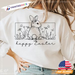 Cutie easter bunny Happy Easter Festival Tee 3