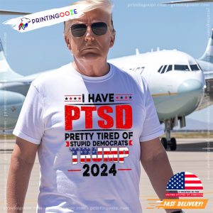 Donald Trump Pretty Tired Of Stupid Democrats funny political tee shirts 3