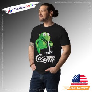 Enjoy Cocaine Frog Funny Frog Tee Shirts 3