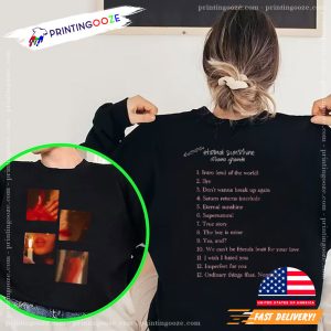 Eternal Sunshine Tracklist, ariana grande album Shirt