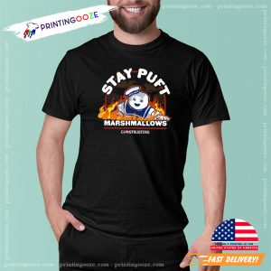 Ghostbusters Stay Puft Fire marshmallow guy T Shirt