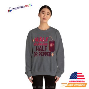 Half Human Half dr pepper shirt 3