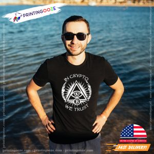 In Crypto We Trust Cryptocurrencies T Shirt