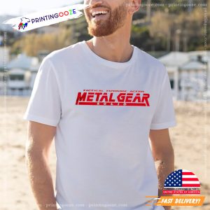 Logo metal gear solid shirt