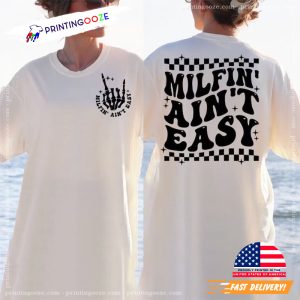 Milfin ain’t easy, Milf Skellie rocker hand Shirt 2