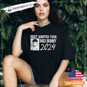 Most Wanted Tour 2024 Bad Bunny Shirt