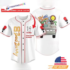 Personalized Exclusive Bad Bunny Baseball Jersey