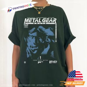 Snake Metal Gear Solid Retro Shirt