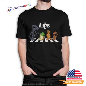 The Aliens Abbey Road T Shirt 3