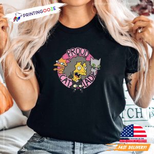 The Simpsons Inspired Quot Proud Cat Lady Shirt 2