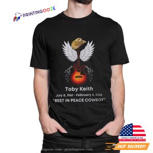 Toby Keith RIP Rest In Peace Cowboy Memorial Shirt 2