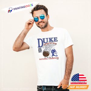 Vintage 1992 Duke Blue Devils Basketball T Shirt 3