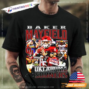 Vintage 90s Graphic Style Baker Mayfield T Shirt