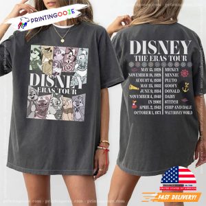 Vintage Disney The Eras Tour, Mickey and Friends Cruise Comfort Color T Shirt