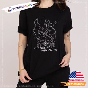 Vintage Justice For Pandora Unisex T shirt 2