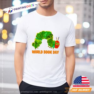 best gifts for book lovers World Book Day Caterpillar T Shirt