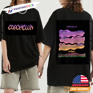 coachella music & arts festival Coachella Inspired 2 Side Shirt 3