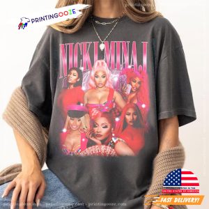 nicki minaj merch Rapper Homage Graphic Shirt