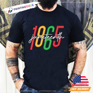 1865 Juneteenth Black Independence Day Tee 3