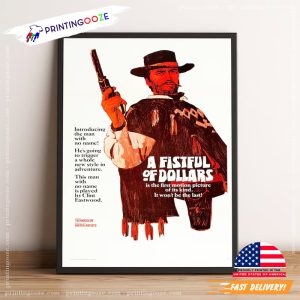 A Fistful of Dollars Clint Eastwood Wall Art No.3