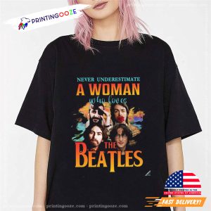 A Woman Who Loves The Beatles Unisex T Shirt