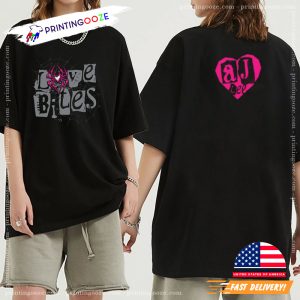 AJ Lee Love Bite 2 Sided T shirt