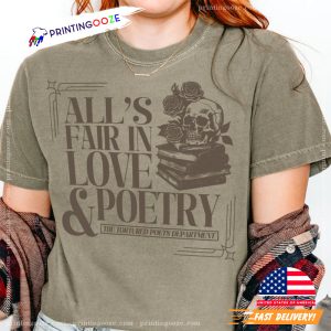 All's Fair In Love And Poetry TTPD New Album Comfort Colors Shirt 2