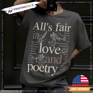 All's Fair In Love And Poetry TTPD New Taylor's Album Comfort Colors T shirt