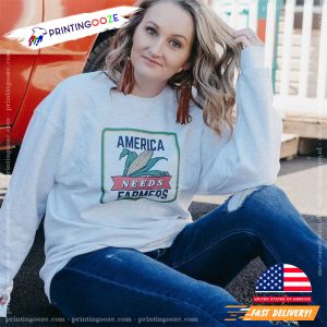 America Needs Farmers Support Farmer T shirt 2