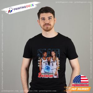 Azzi and Paige Basketball Player Graphic Tee 2