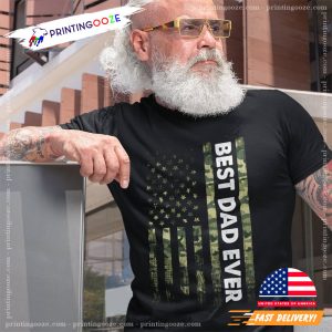 Best Dad Ever USA Solider Father Patriotic T shirt 1
