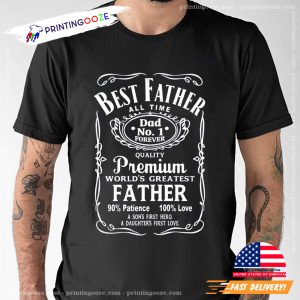 Best Father All Time No.1 Forever T shirt 2