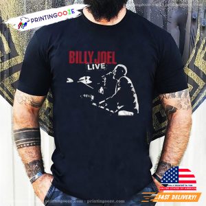 Billy Joel 12 Gardens Live Artwork T shirt 2