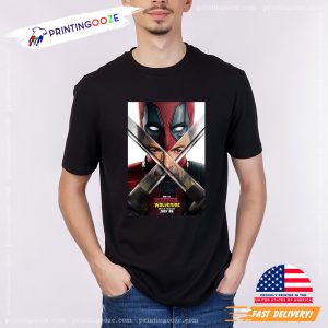 Deadpool X Wolverine Poster 2024 Fan T shirt No.1 1