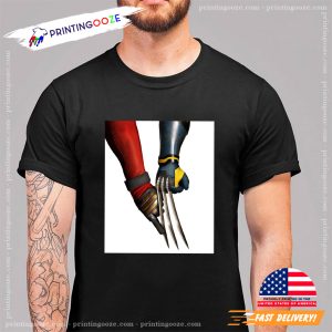 Deadpool X Wolverine Poster 2024 Fan T shirt No.3 1