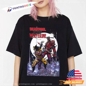 Deadpool X Wolverine WWIII 2024 Comic T shirt 1