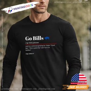 Go Bills Definition Basic T shirt 1