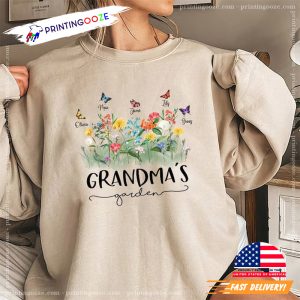 Grandma's Garden Personalized Mom Shirt 2