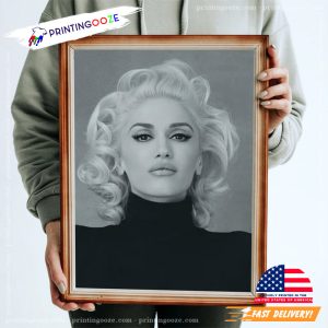 Gwen Stefani Fashionable Portrait Retro Poster 1