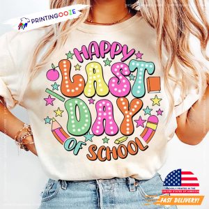 Happy Last Day Of School Class Dismissed Comfort Colors Tee 3