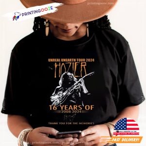 Hozier 16 Years Anniversary Music Tour T shirt 3