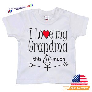 I Love My Grandma this Much nana shirt