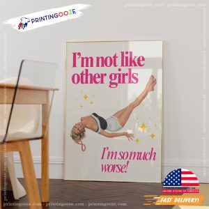 I'm Not Like Other Girls vintage art prints 2