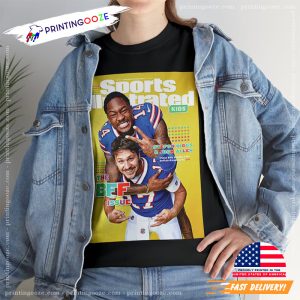 Josh Allen And Stefon Diggs Bills Team NFL Sports Illustrated T shirt