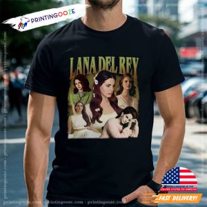 Lana Del Rey Highlights Music Concert Vintage T shirt 1