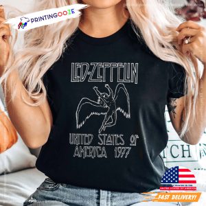 Led Zeppelin USA 1977 T Shirt 2